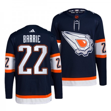 Edmonton Oilers tröja Tyson Barrie 22 Adidas 2022-23 Navy Reverse Retro 2.0 Authentic - NHL Tröjor Herr